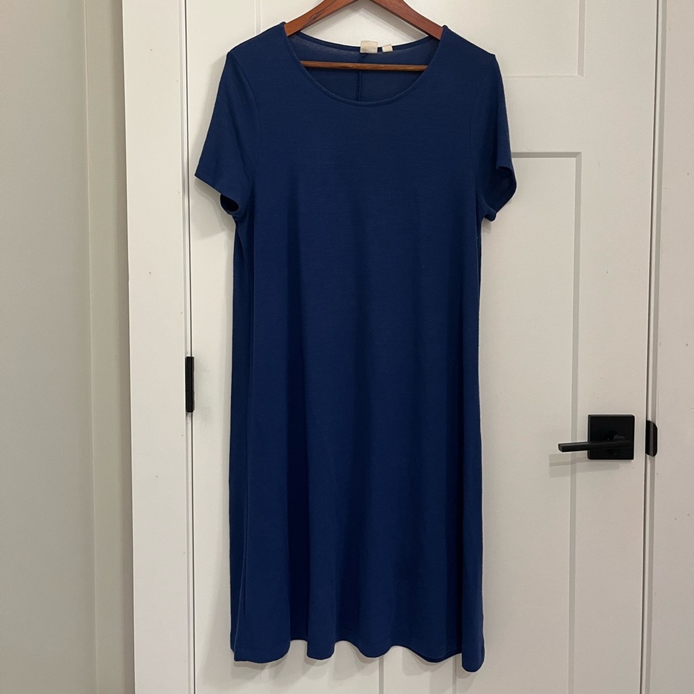 Navy Blue Shift Dress